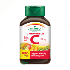 JAMIESON Vitamín C 500 mg tropické ovocie 120 tabliet vyobraziť
