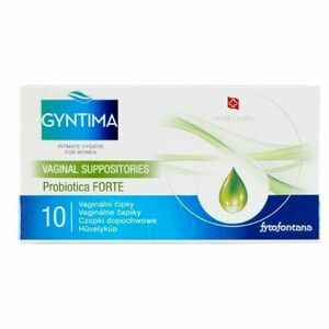 FYTOFONTANA Gyntima probiotica forte 10 vaginálnych čapíkov vyobraziť