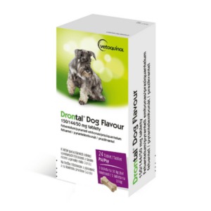 DRONTAL Dog flavour 150/144/50 mg 24 tabliet vyobraziť