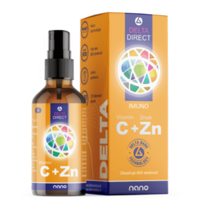 DELTA DIRECT Vitamín C + zinok sprej na pokožku 100 ml vyobraziť