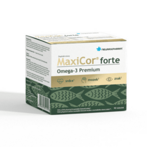 NEURAXPHARM Maxicor forte omega-3 premium 90 kapsúl vyobraziť