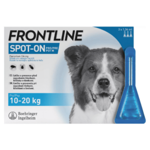 FRONTLINE Spot-on pre psy M 10-20 kg 3 x 1, 34 ml vyobraziť