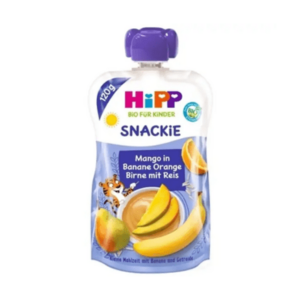 HIPP Bio kinder banán pomaranč hruška mango ryža 120 g vyobraziť