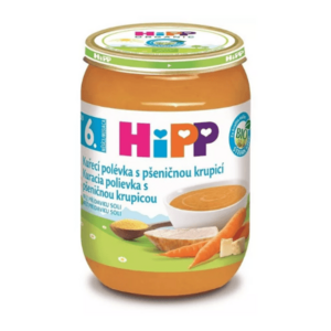 HIPP Polievka bio kuracia s pšeničnou krupicou 190 g vyobraziť