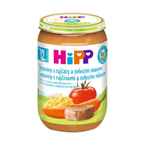 HIPP Bio cestoviny s rajčinami a teľacím mäsom 220 g vyobraziť