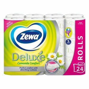 Zewa Deluxe Aquatube Camomile Comfort toaletný papier 24ks vyobraziť