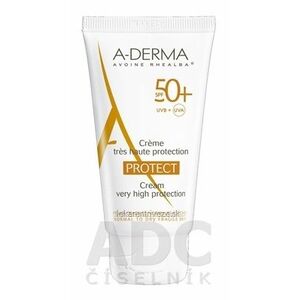 A-DERMA PROTECT CRÈME SPF50+ krém (normálna až suchá fragilná koža) 1x40 ml vyobraziť
