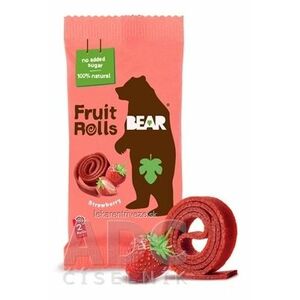 BEAR Jahodové rolky (Fruit rolls Strawberry) ovocné 1x20 g vyobraziť