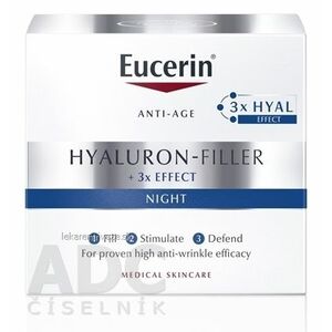 Eucerin HYALURON-FILLER Nočný krém Anti-Age pre redukciu vrások 1x50 ml vyobraziť