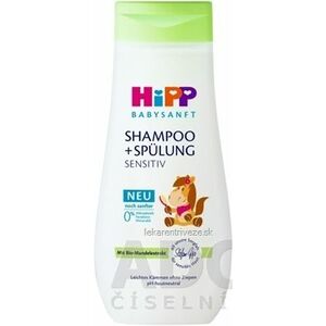 HiPP BABYSANFT Detský ŠAMPÓN s kondicionérom sensitiv, na vlasy (inov. 2022) 1x200 ml vyobraziť