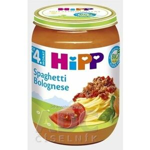 HiPP Príkrm BIO Bolonské špagety Baby menu (od ukonč. 4. mesiaca) 1x190 g vyobraziť