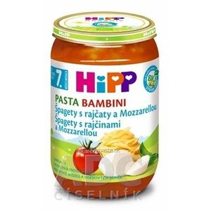 HiPP Príkrm Špagety s rajčinami a mozzarellou Junior menu (od ukonč. 7. mesiaca) 1x220 g vyobraziť