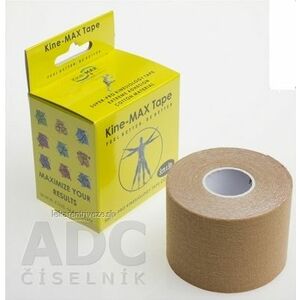 Kine-MAX Super-Pro Cotton Kinesiology Tape béžová tejpovacia páska 5cm x 5m, 1x1 ks vyobraziť