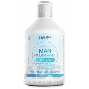 KolagenDrink MAN MULTIVITAMIN + COLLAGEN sirup, multivitamín pre mužov 1x500 ml vyobraziť