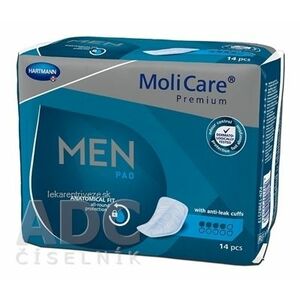 MoliCare Premium MEN PAD 4 kvapky inkontinenčné vložky pre mužov 1x14 ks vyobraziť