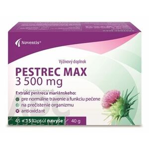 Noventis PESTREC MAX 3500 mg cps 45+15 navyše (60 ks) vyobraziť
