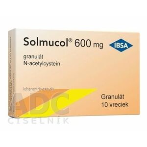 Solmucol 600 mg gra (vre.PE/Al/papier) 1x10 vrecúšok vyobraziť