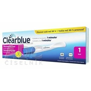 Tehotenský test Clearblue Rýchla detekcia 1x1 ks vyobraziť