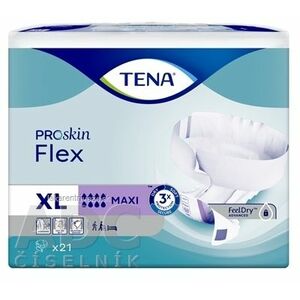 TENA Flex Maxi XL inkontinenčné nohavičky s rýchloupevňovacím pásom (inov.2022) 1x21 ks vyobraziť