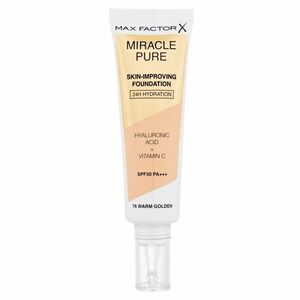 MAX FACTOR Miracle Pure SPF30 Skin-Improving Foundation 76 Warm Golden make-up 30 ml vyobraziť