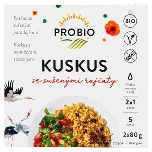 PROBIO Kuskus so sušenými paradajkami BIO 2 x 80 g vyobraziť