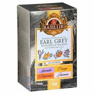 BASILUR All Natural Earl Grey Assorted čierny čaj 20 vreciek vyobraziť
