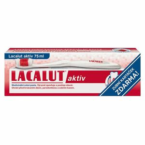 LACALUT Aktív Zubná pasta Špeciálna edícia + kefka 75 ml vyobraziť