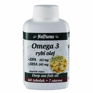 MEDPHARMA Omega 3 rybí olej forte 67 kapsúl vyobraziť