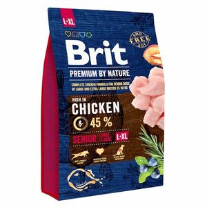 BRIT Premium by Nature Senior L+XL granule pre psov 1 ks, Hmotnosť balenia: 15 kg vyobraziť