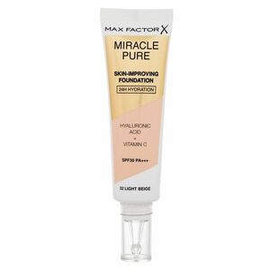 MAX FACTOR Miracle Pure SPF30 Skin-Improving Foundation 32 Light Beige make-up 30 ml vyobraziť