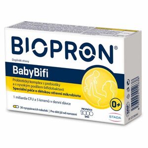 BIOPRON Laktobacily baby BiFi + 30 kapsúl vyobraziť