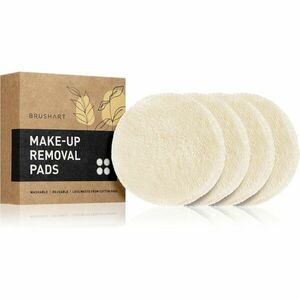 BrushArt Home Salon Make-up removal pads odličovacie tampóny z mikrovlákna Cream vyobraziť
