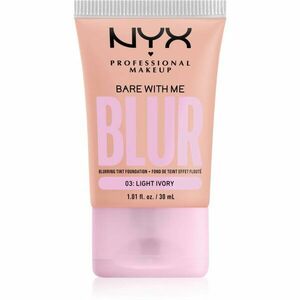 NYX Professional Makeup Bare With Me Blur Tint hydratačný make-up odtieň 03 Light Ivory 30 ml vyobraziť