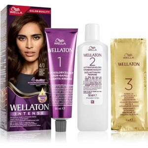 Wella Wellaton Intense permanentná farba na vlasy s arganovým olejom odtieň 4/0 Medium Brown 1 ks vyobraziť