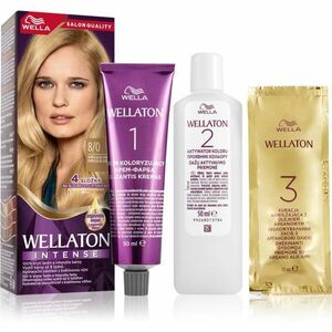Wella Wellaton Intense permanentná farba na vlasy s arganovým olejom odtieň 8/0 Light Blonde 1 ks vyobraziť