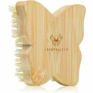 Crystallove Bamboo Butterfly Agave Body Brush masážna kefa na telo 1 ks vyobraziť