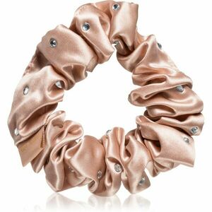 Crystallove Crystalized Silk Scrunchie hodvábna gumička do vlasov farba Rose Gold 1 ks vyobraziť