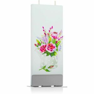 Flatyz Greetings Flowers In Watering Can dekoratívna sviečka 6x15 cm vyobraziť