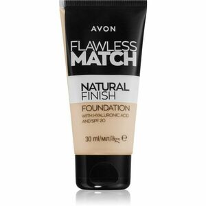 Avon Flawless Match Natural Finish hydratačný make-up SPF 20 odtieň 120N Porcelain 30 ml vyobraziť