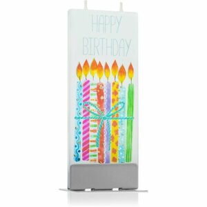 Flatyz Greetings Happy Birthday Candles dekoratívna sviečka 6x15 cm vyobraziť