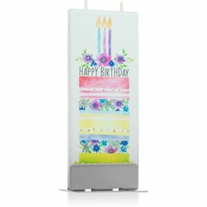 Flatyz Greetings Happy Birthday Cake dekoratívna sviečka 6x15 cm vyobraziť