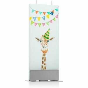 Flatyz Greetings Happy Birthday Giraffe dekoratívna sviečka 6x15 cm vyobraziť