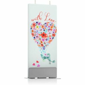 Flatyz Greetings With Love dekoratívna sviečka 6x15 cm vyobraziť