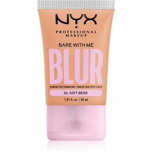 NYX Professional Makeup Bare With Me Blur Tint hydratačný make-up odtieň 06 Soft Beige 30 ml vyobraziť