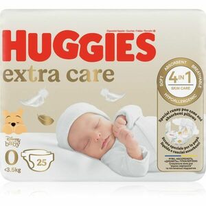 Huggies Extra Care Size 0 jednorazové plienky <4 kg 25 ks vyobraziť