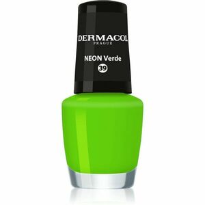Dermacol Neon neónový lak na nechty odtieň 39 Verde 5 ml vyobraziť