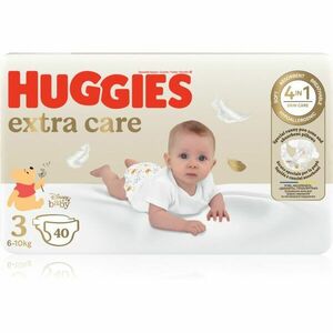 Huggies Extra Care Size 3 jednorazové plienky 6-10 kg 40 ks vyobraziť