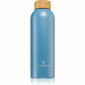 Waterdrop Thermo Steel fľaša na vodu z nehrdzavejúcej ocele farba Turquoise Matt 600 ml vyobraziť