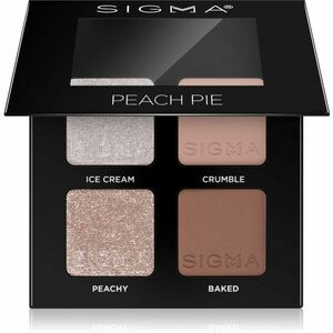 Sigma Beauty Quad paletka očných tieňov odtieň Peach Pie 4 g vyobraziť