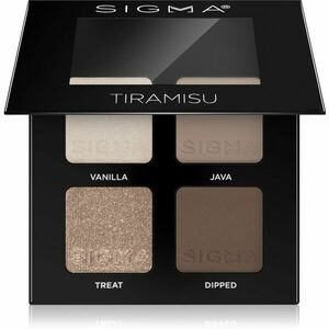 Sigma Beauty Quad paletka očných tieňov odtieň Tiramisu 4 g vyobraziť